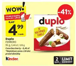 Intermarche Duplo FERRERO 91 g oferta