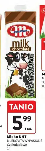 Intermarche Mleko UHT Mlekovita Wypasione Czekoladowe 1 l oferta