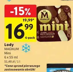 Intermarche Lody Magnum Mini 6 x 55 ml oferta