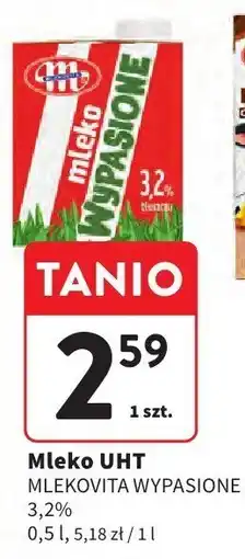 Intermarche Mleko UHT Mlekovita Wypasione 3,2% 0,5 l oferta