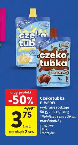 Intermarche Czekotubka E. Wedel 50g oferta