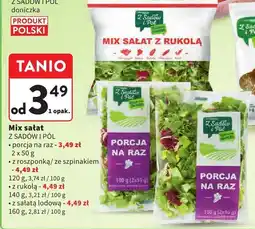 Intermarche Mix sałat z rukolą 2x50g Z Sadów i Pól oferta