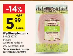 Intermarche Wędlina pieczona BALCERZAK 1 opak oferta