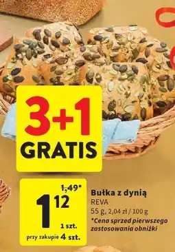 Intermarche Bułka z dynią REVA 55g oferta