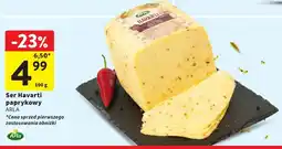 Intermarche Ser Havarti paprykowy Arla 100g oferta