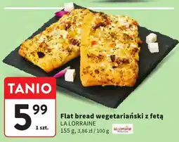 Intermarche Flat bread wegetariański z fetą LA LORRAINE oferta