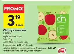 Intermarche Chipsy z owoców CRISPY oferta