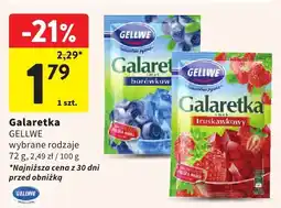 Intermarche Galaretka GELLWE borówkowy 72g oferta