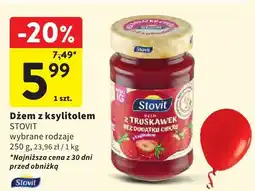 Intermarche Dżem z ksylitolem STOVIT 250g oferta