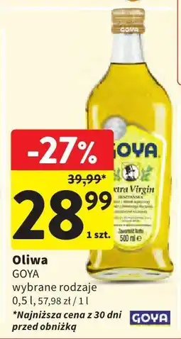 Intermarche Oliwa GOYA 0.5l oferta