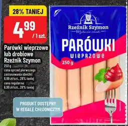 Polomarket Parówki wieprzowe lub drobiowe Rzeźnik Szymon 250g oferta