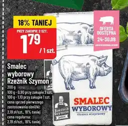 Polomarket Smalec wyborowy Rzeźnik Szymon 200g oferta
