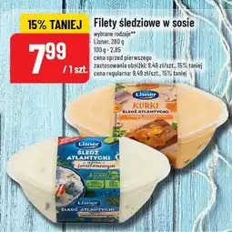 Polomarket Filety Filety śledziowe w sosie Lisner oferta