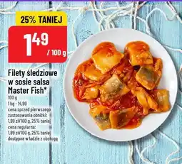 Polomarket Filety Filety śledziowe w sosie salsa Master Fish oferta