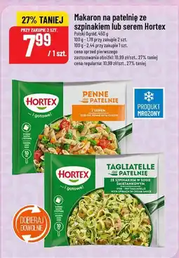 Polomarket Makaron na patelnię ze szpinakiem lub serem Hortex oferta