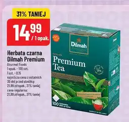 Polomarket Herbata czarna Dilmah Premium 100 torebek Gourmet Foods oferta