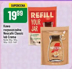 Polomarket Kawa rozpuszczalna Nescafé Classic lub Crema 135g Nestlé oferta