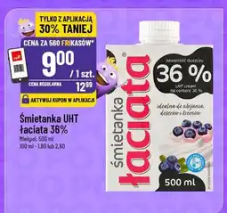 Polomarket Śmietanka UHT łaciata 36% Mlekpol oferta