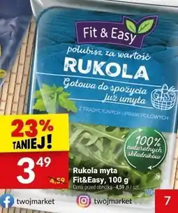 Twój Market Rukola myta Fit & Easy 100 g oferta