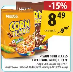 Arhelan Płatki corn flakes czekolada, miód, toffee Nestle oferta