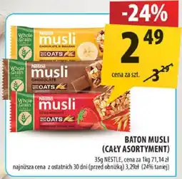 Arhelan Baton musli (cały asortyment) Nestle oferta