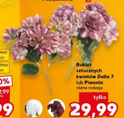 Kaufland Bukiet kwiatów sztucznych Dalia oferta