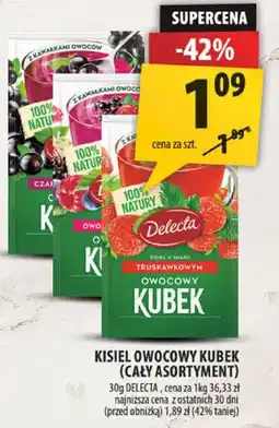 Arhelan Kisiel owocowy Kubek (cały asortyment) Delecta oferta