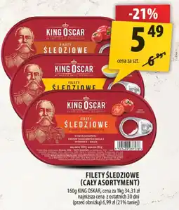 Arhelan Filety śledziowe (cały asortyment) King Oscar oferta