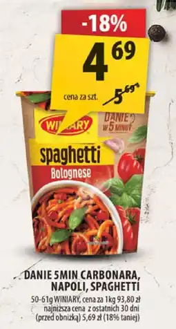 Arhelan Danie mini Carbonara, Napoli, Spaghetti Winiary oferta