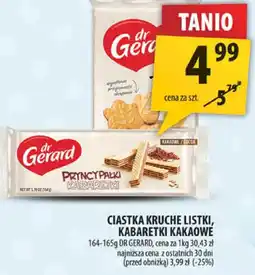 Arhelan Ciastka kruche listki, kabaretki kakaowe Dr Gerard oferta