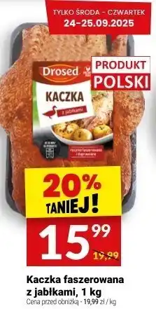 Twój Market Kaczka faszerowana z jabłkami 1 kg Drosed oferta