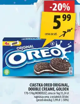 Arhelan Ciastka Oreo Original, Double Cream, Golden oferta