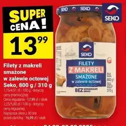 Twój Market Filety z makreli smażone w zalewie octowej Seko 800 g oferta