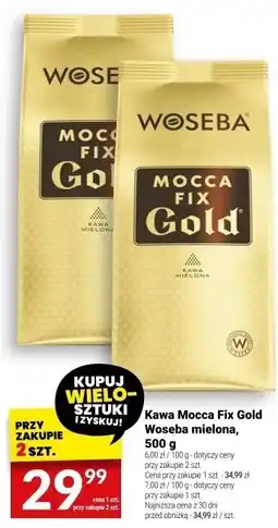Twój Market Kawa Mocca Fix Gold Woseba mielona 500 g oferta