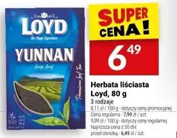 Twój Market Herbata liściasta Loyd 80 g oferta