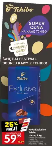 Twój Market Kawa Exclusive Tchibo ziarno 1 kg oferta