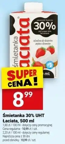 Twój Market Śmietanka 30% UHT Łaciata 500ml oferta
