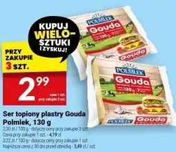 Twój Market Ser topiony plastry Gouda Polmlek, 130 g oferta