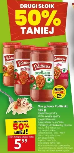 Twój Market Sos gotowy Pudliszki, 480 g oferta
