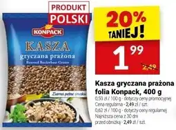 Twój Market Kasza gryczana prażona folia Konpack, 400 g oferta