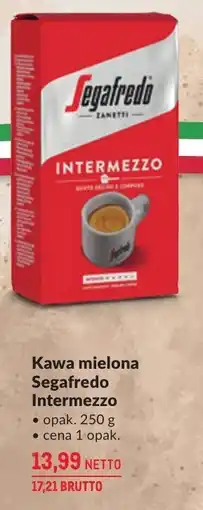 Makro Kawa mielona Segafredo Intermezzo oferta
