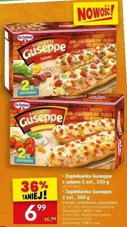 Twój Market Zapiekanka Giuseppe z salami, 2 szt., 250 g Dr. Oetker oferta