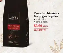 Makro Kawa ziarnista Astra Tradycyjna łagodna oferta