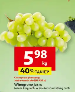 Auchan Winogrono jasne 1 kg Auchan oferta
