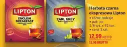 Makro Herbata czarna ekspresowa Lipton oferta