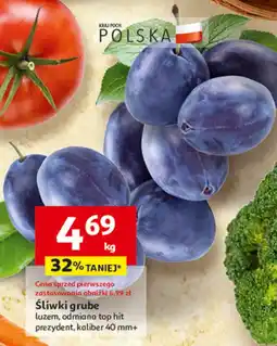 Auchan Śliwki grube luzem Auchan oferta