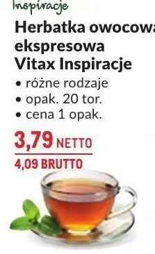 Makro Herbata owocowa ekspresowa Vitax Inspiracje oferta