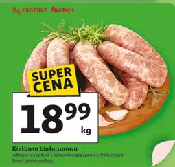 Auchan Kiełbasa biała surowa Auchan oferta