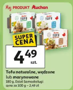 Auchan Tofu naturalne, wędzone lub marynowane 400g Auchan oferta