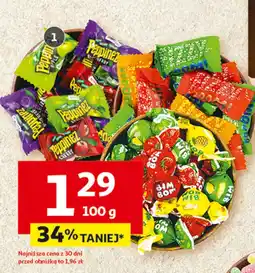 Auchan Karmelki nadziewane Bim Bom Fizzy Boom lub Pepinex Roshen Auchan oferta
